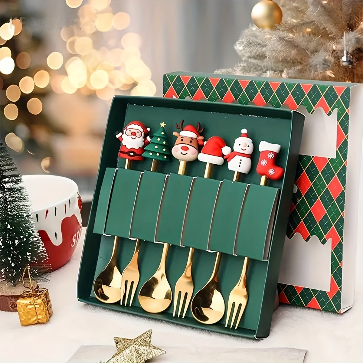 Christmas Fork And Spoon