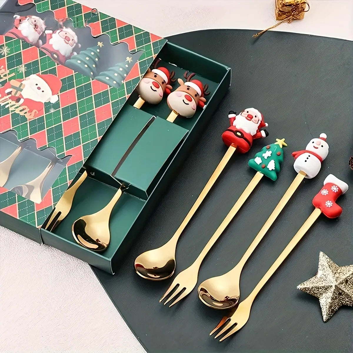 Christmas Fork And Spoon