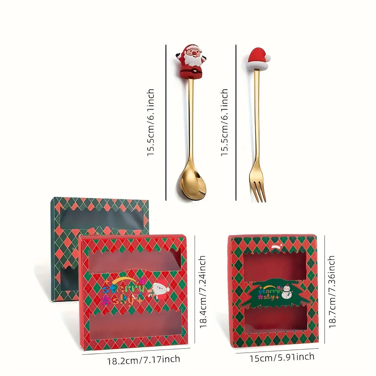 Christmas Fork And Spoon