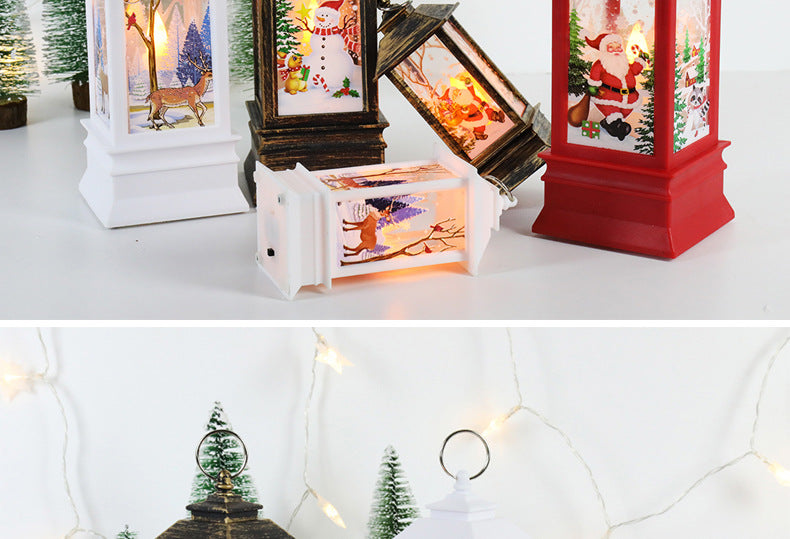 Christmas Wind Lamp Candle