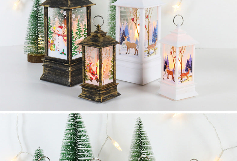 Christmas Wind Lamp Candle