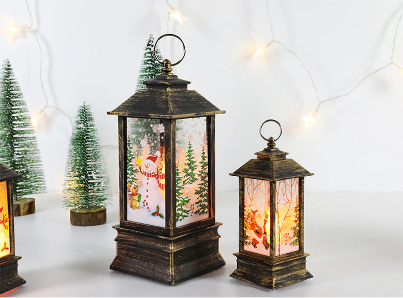 Christmas Wind Lamp Candle