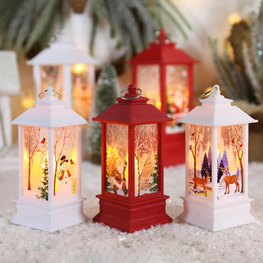 Christmas Wind Lamp Candle