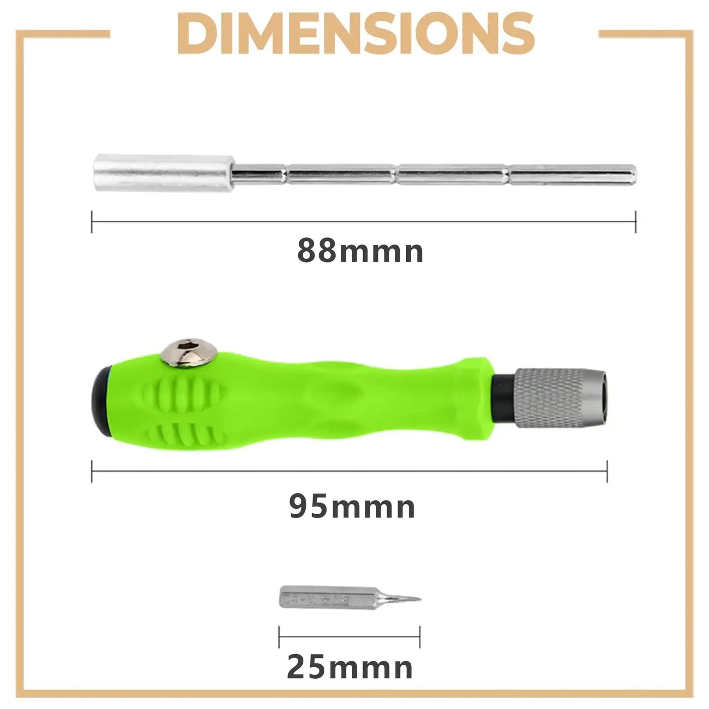 Mini 32-in-1 Precision Screwdriver Set Magnetic Phillips Bits