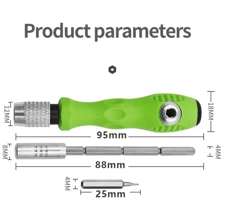 Mini 32-in-1 Precision Screwdriver Set Magnetic Phillips Bits