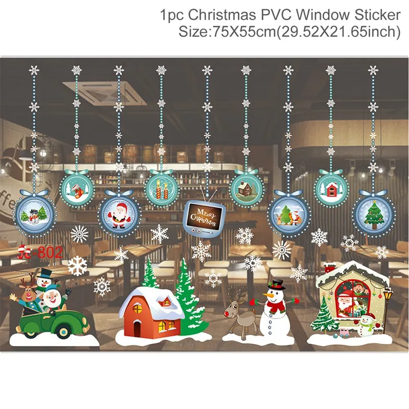 Christmas Window Sticker Merry Christmas