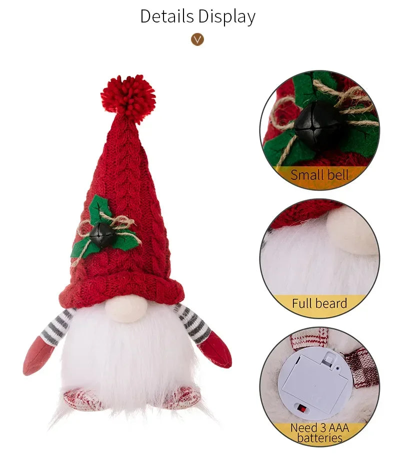 Christmas Doll Elf Knitted Gnome