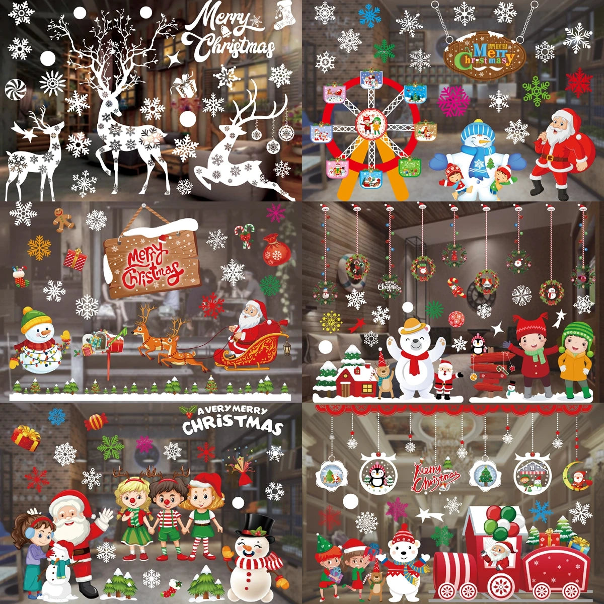 Christmas Window Sticker Merry Christmas