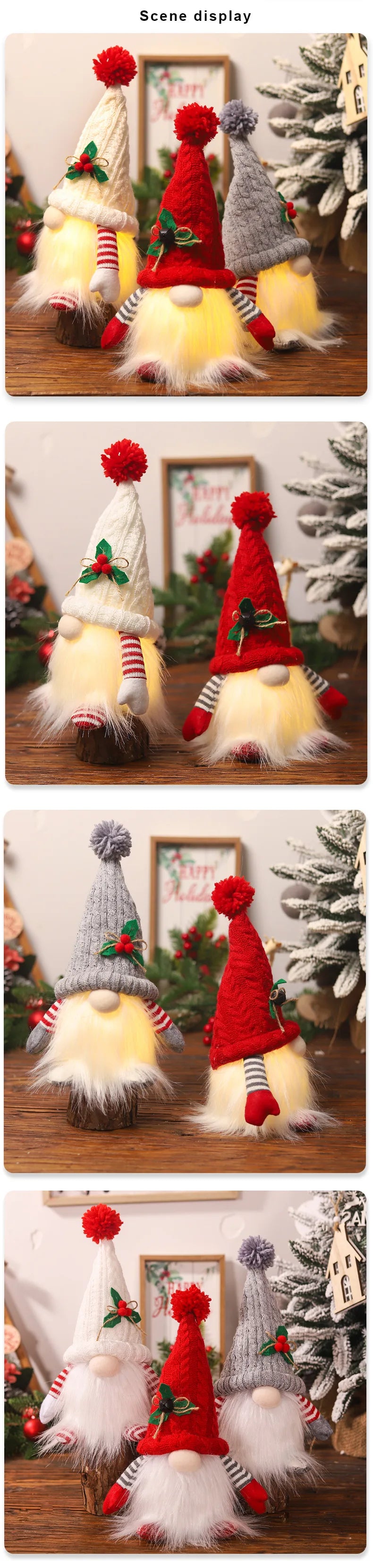 Christmas Doll Elf Knitted Gnome