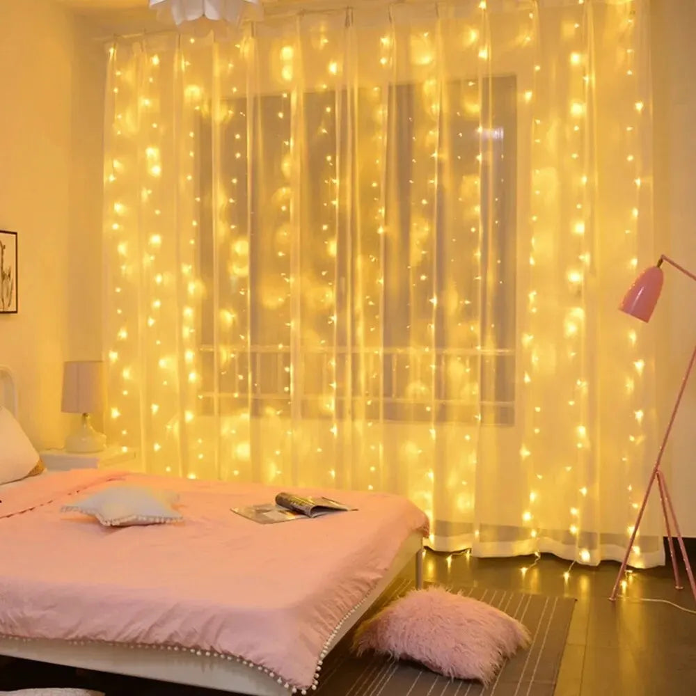 3x3/3*2/3*1 LED Curtain Bedroom Lights Christmas