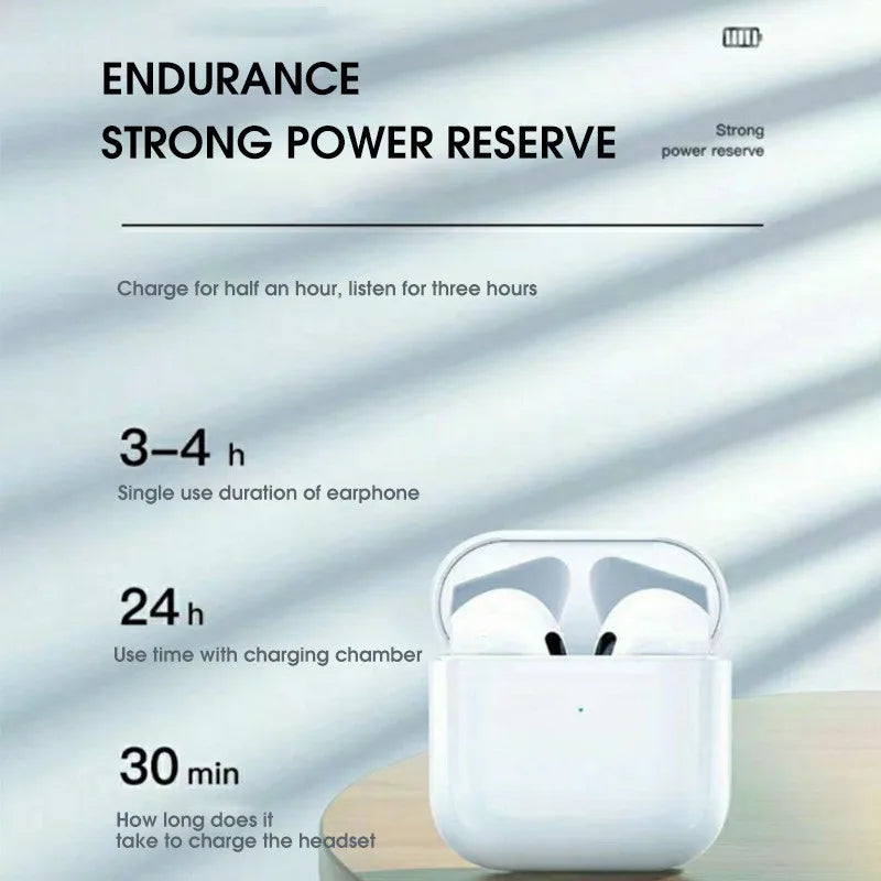 Pro 4 TWS Wireless Earphone Bluetooth