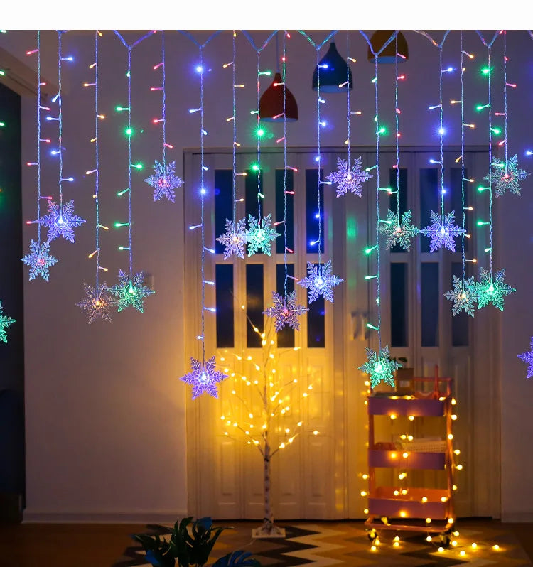 3.2M Christmas Snowflakes LED