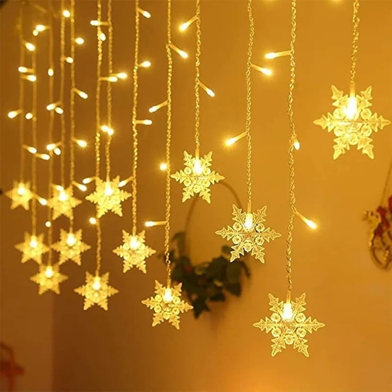 3.2M Christmas Snowflakes LED