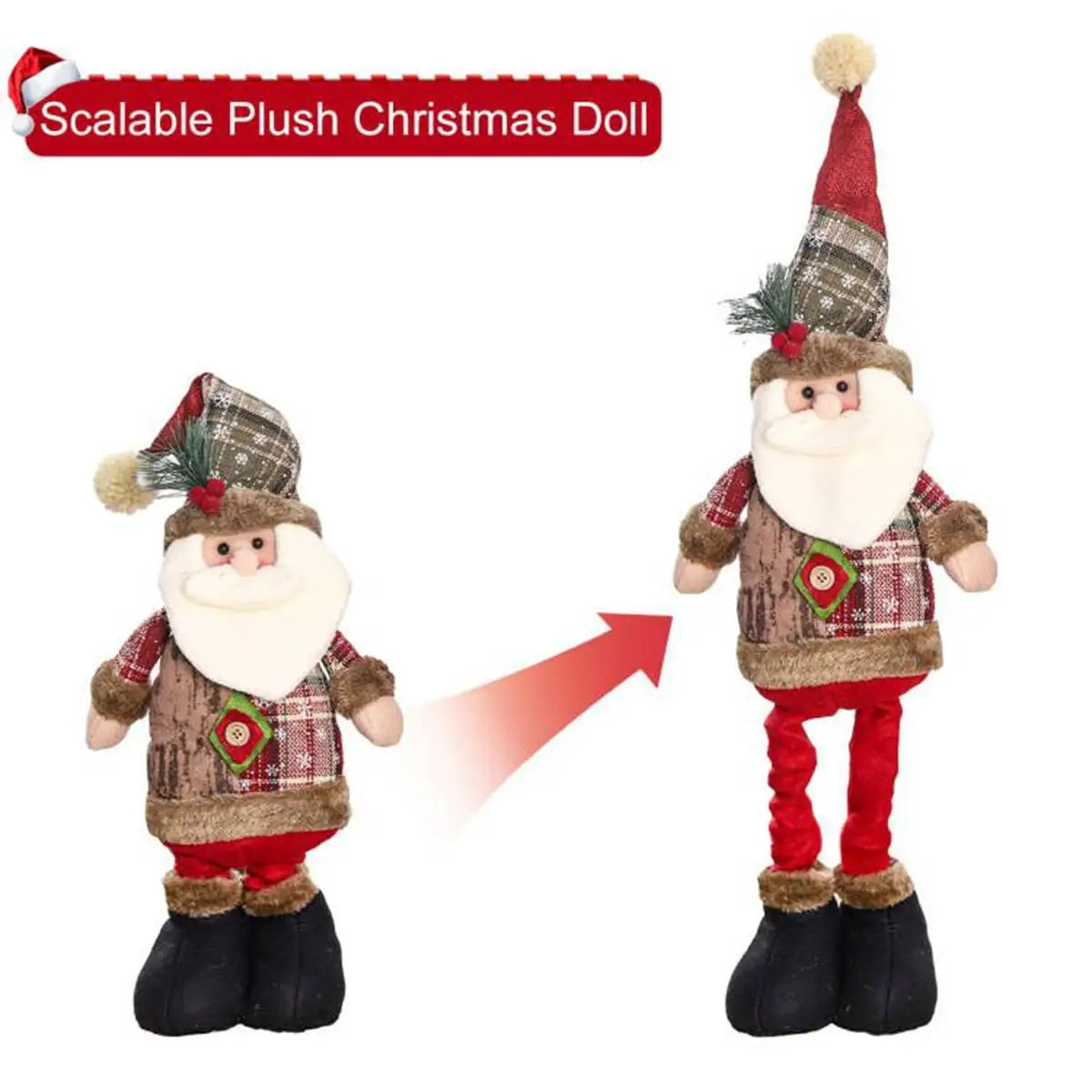 Telescopic Christmas Doll