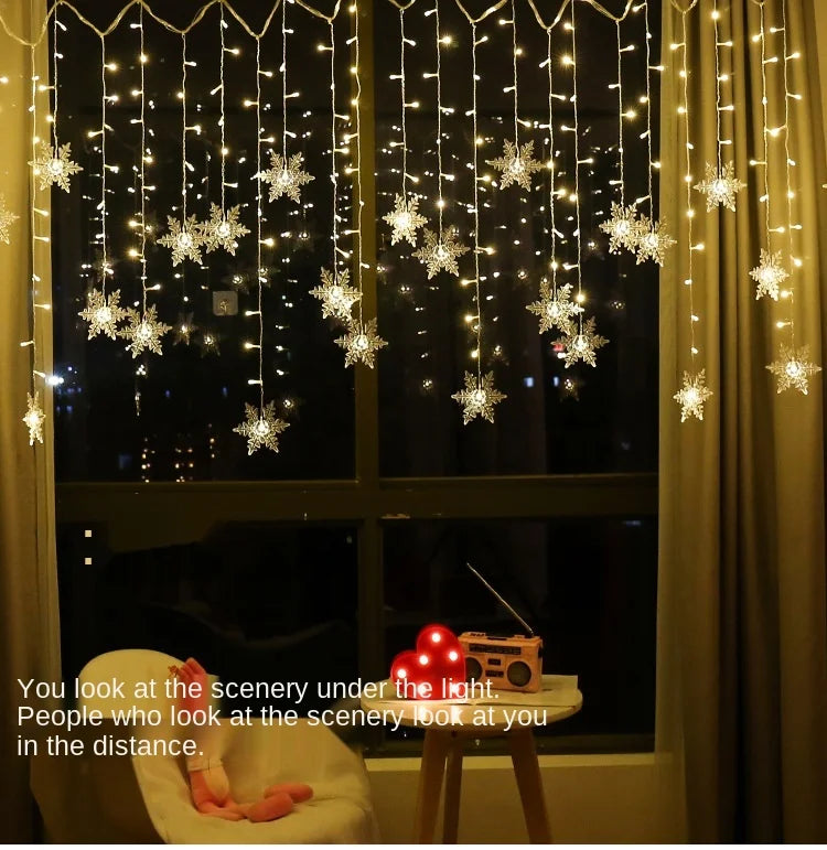 3.2M Christmas Snowflakes LED