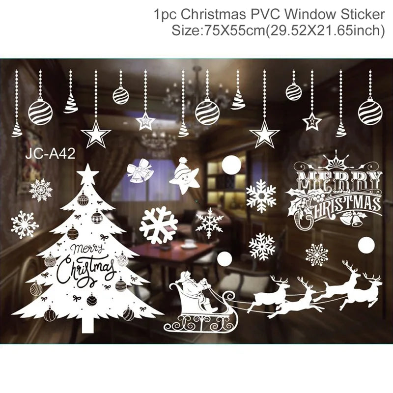 Christmas Window Sticker Merry Christmas