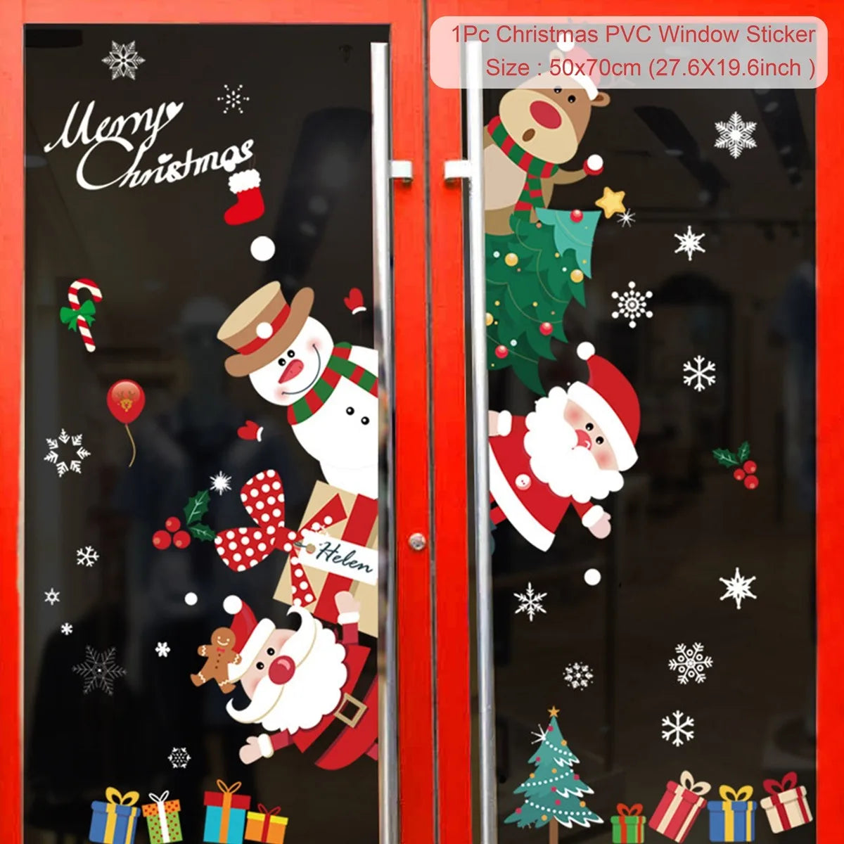 Christmas Window Sticker Merry Christmas