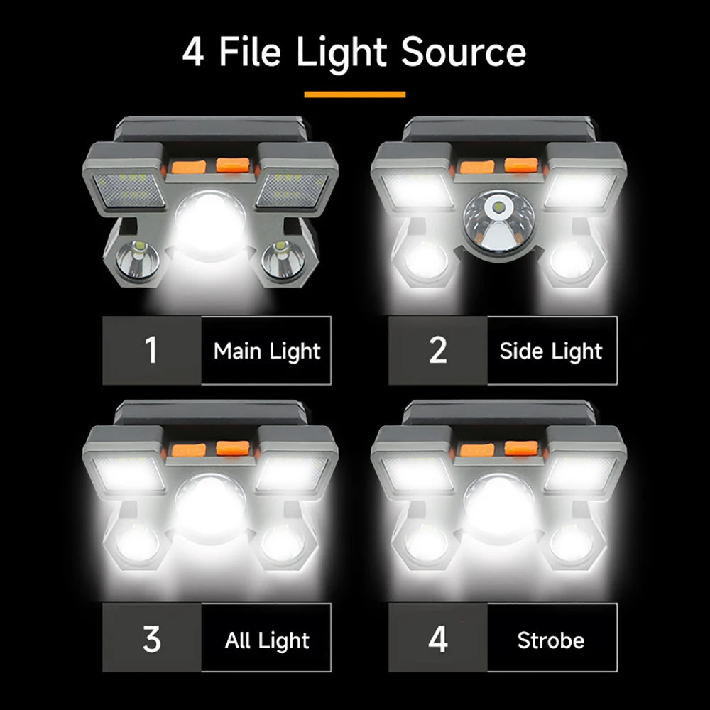 5 LED Flashlight Rechargeable