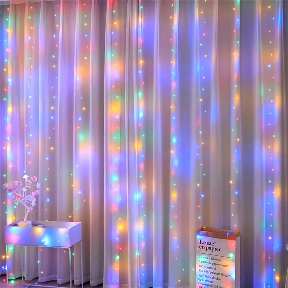 3x3/3*2/3*1 LED Curtain Bedroom Lights Christmas