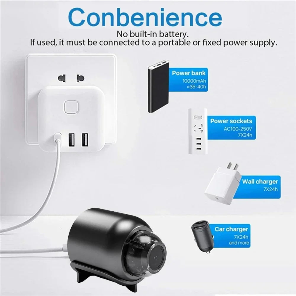 NEW X5 Mini Camera HD1080P Compact Wireless WIFI