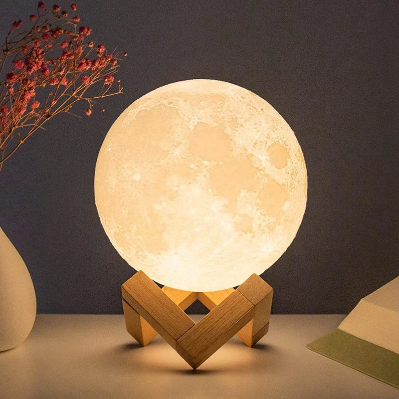 8cm Moon Lamp LED