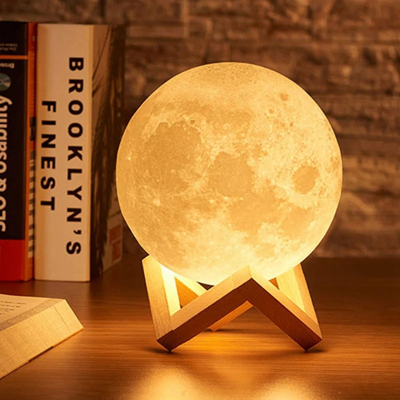 8cm Moon Lamp LED